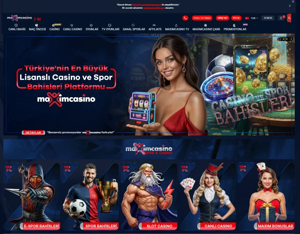 Maxim Casino ekran görüntüsü